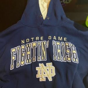 Norte dame navy hoodie